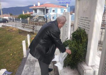 Βελβεντό: Ημέρα Μνήμης – Δεκέμβριος 2022 για το Ολοκαύτωμα των Πιερίων – Δεκέμβριος 1943