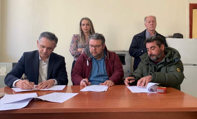 Δικτύου αποχέτευσης λυμάτων τους οικισμούς Ασβεστόπετρας και Προαστείου