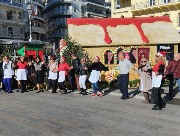 Στην κεντρική Πλατεία Κοζάνης  το γιαπράκι είχε την τιμητική του