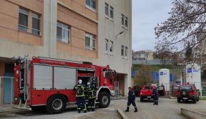 Άσκηση πυρκαγιάς και απεγκλωβισμού τραυματία σε συνεργασία με την Πυροσβεστική Υπηρεσία, στο νοσοκομείο Κοζάνης