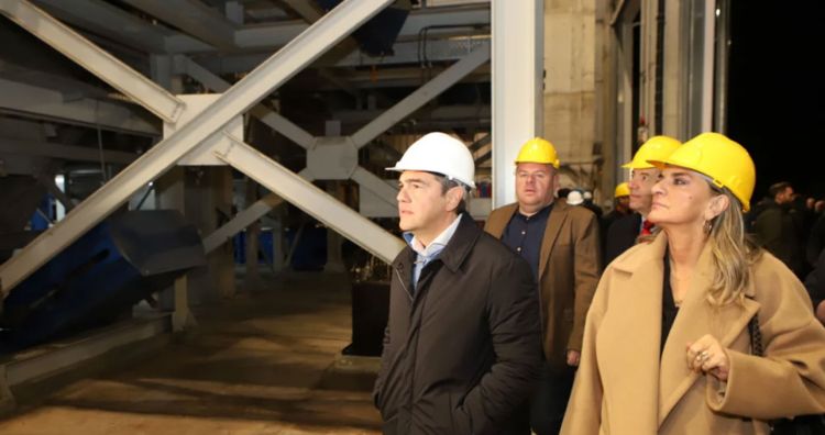 O Αλέξης Τσίπρας στο  Αμύνταιο