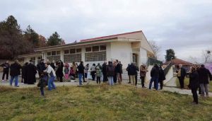 Εκδήλωση απονομής βραβείων πανελλήνιου αρχιτεκτονικού διαγωνισμού στο κατάμεστο Μουσείο Φυσικής Ιστορίας Μηλιάς 