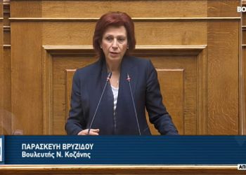 Παρασκευή Βρυζίδου: «Πάρα πολύ σημαντικό μέτρο για τη διευκόλυνση των νοικοκυριών, το 10% της κάλυψης του πληθωρισμού»