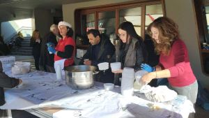 Στην κεντρική Πλατεία Κοζάνης  το γιαπράκι είχε την τιμητική του