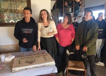 Εκοψαν πίτα οι ορειβάτες του Κτενίου