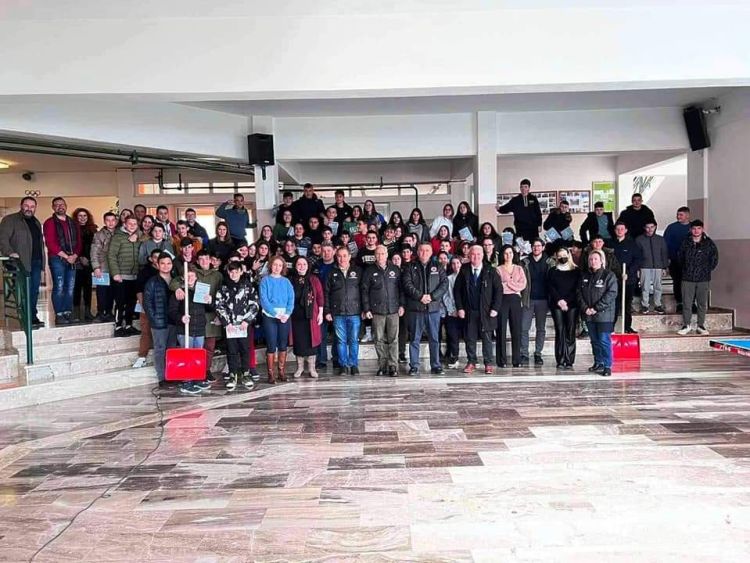 Ενημερωτική δράση για τα φυσικά φαινόμενα της Αντιπεριφέρειας Πολιτικής Προστασίας στο Γυμνάσιο Φιλώτα Φλώρινας