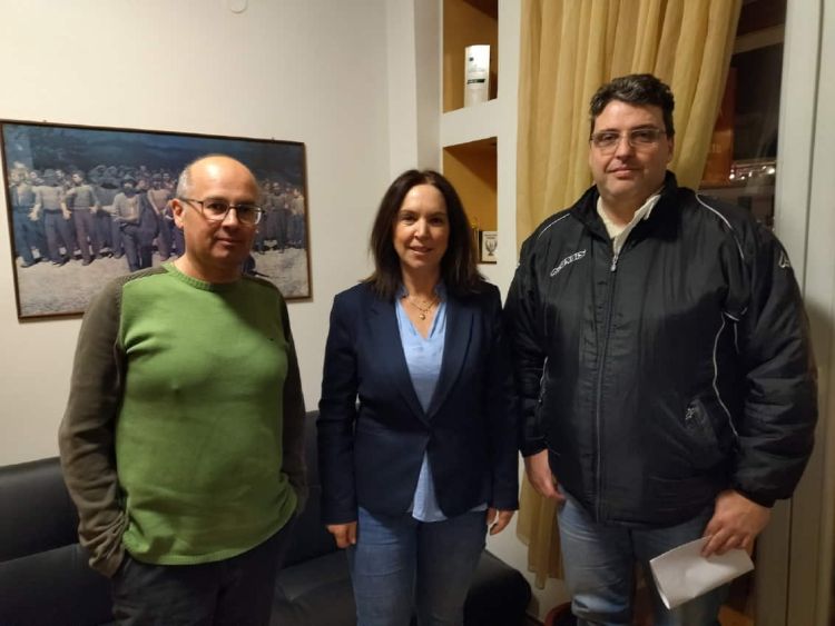 Η Βουλευτής ΣΥΡΙΖΑ Π.Σ. Π.Ε. Κοζάνης κ. Καλλιόπη Βέττα συναντήθηκε με μέλη του Συλλόγου Υπαλλήλων Ο.Τ.Α. Ν. Κοζάνης