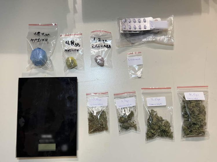 Συνελήφθησαν δύο άτομα σε περιοχές της Κοζάνης για κατοχή ναρκωτικών ουσιών