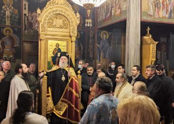 Τιμή στην εορτή του ομώνυμου Αγίου Γεωργίου του Νεομάρτυρα