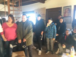 Εκοψαν πίτα οι ορειβάτες του Κτενίου