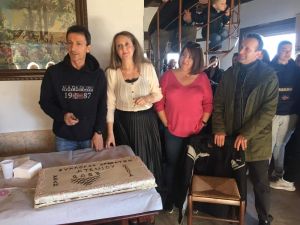 Εκοψαν πίτα οι ορειβάτες του Κτενίου