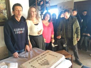 Εκοψαν πίτα οι ορειβάτες του Κτενίου