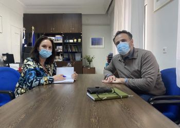 Καλλιόπη Βέττα: Συνάντηση με τον Διοικητή του Νοσοκομείου Κοζάνης