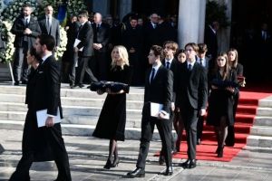 Μαρία Ολυμπία: Ξεχώρισε στην κηδεία του τέως βασιλιά Κωνσταντίνου