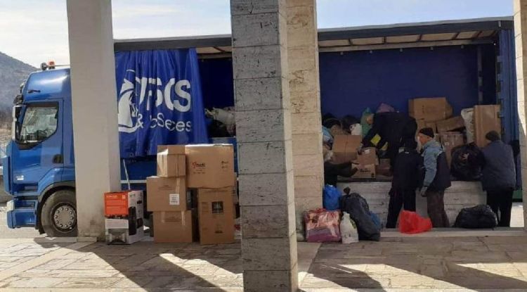 Αποστολή ανθρωπιστικής βοήθειας που συγκέντρωσε ο Δήμος Βοΐου