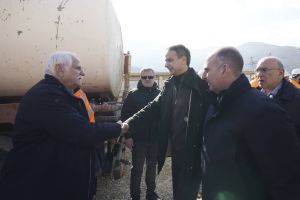 Ο Κυριάκος Μητσοτάκης στο εργοτάξιο της νέας Σήραγγας Κλεισούρας Ο Κυριάκος Μητσοτάκης στο εργοτάξιο της νέας Σήραγγας Κλεισούρας