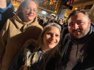 Ο Φανός “Παύλος Μελάς” άναψε το βράδυ της Κυριακής, παρουσία αρκετού κόσμου