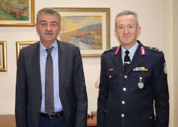 Τον Δήμαρχο Γρεβενών Επισκέφθηκε Ο Νέος Γενικός Περιφερειακός Αστυνομικός Διευθυντής Δυτικής Μακεδονίας Σπύρος Διόγκαρης