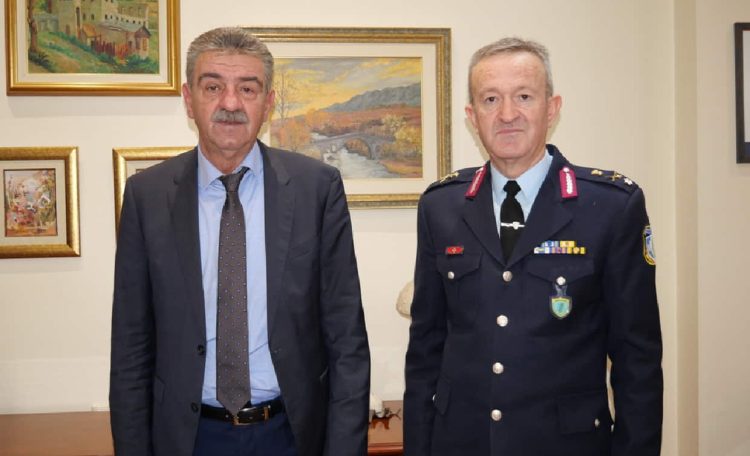 Τον Δήμαρχο Γρεβενών Επισκέφθηκε Ο Νέος Γενικός Περιφερειακός Αστυνομικός Διευθυντής Δυτικής Μακεδονίας Σπύρος Διόγκαρης