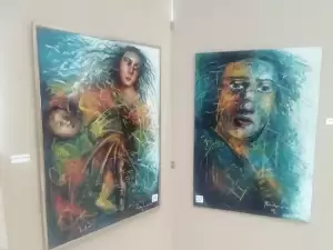 Έκθεση ζωγραφικής της Λίτσας Παπαδημητρίου στη βιβλιοθήκη Κοζάνης