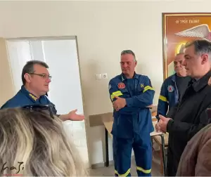 Ο Γιάννης Κοκκαλιάρης, στην Πυροσβεστική Υπηρεσία