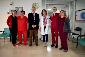 Η επίσκεψη του Αντιπεριφερειάρχη Φλώρινας  Σωτήρη Βόσδου στο Αμύνταιο ενόψει της εορτής του Πάσχα