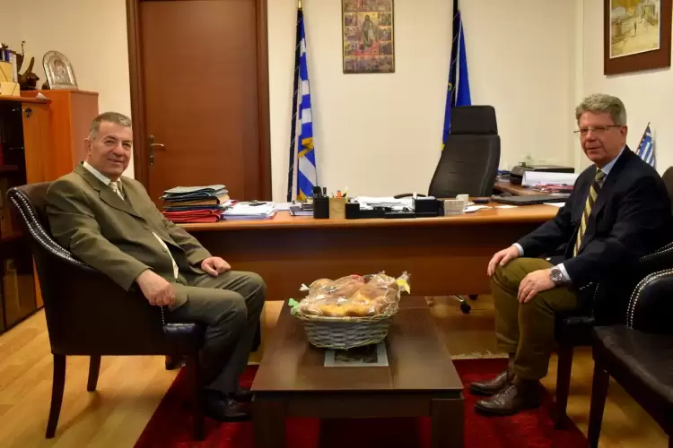 Η επίσκεψη του Αντιπεριφερειάρχη Φλώρινας  Σωτήρη Βόσδου στο Αμύνταιο ενόψει της εορτής του Πάσχα