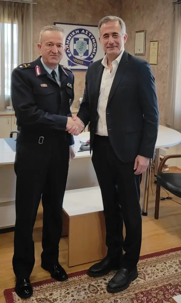 Επίσκεψη Του Στάθη Κωνσταντινίδη Στον Γενικό Περιφερειακό Αστυνομικό Διευθυντή Δυτικής Μακεδονίας