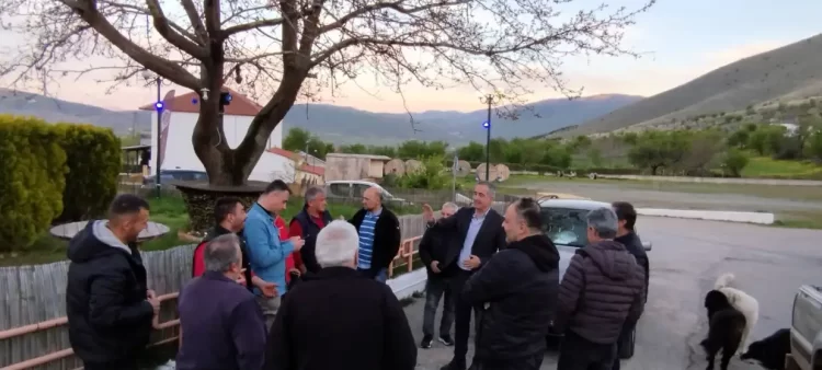 Επίσκεψη Του Υποψήφιου Βουλευτή Της Νδ Στάθη Κωνσταντινίδη Σε Χωριά Της Κοζάνης