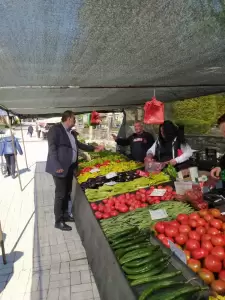 Επίσκεψη του υποψήφιου Βουλευτή Κώστα Πασσαλίδη στις λαϊκές αγορές της Νεάπολης, της Αιανής και του Τσοτυλίου