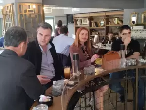 Ευχές για την ονομαστική του εορτή δέχτηκε το πρωί τής Κυριακής ο υποψήφιος βουλευτής της ΝΔ Γιώργος Δακής (εικόνες)