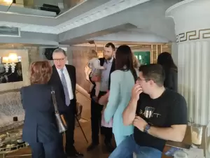 Ευχές για την ονομαστική του εορτή δέχτηκε το πρωί τής Κυριακής ο υποψήφιος βουλευτής της ΝΔ Γιώργος Δακής (εικόνες)