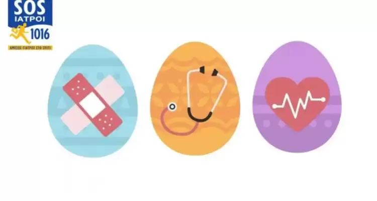 Ιατρικές συμβουλές από τους SOS ιατρούς για ασφαλές... Καλό Πασχα - Τι πρέπει να προσέξετε Ιατρικές συμβουλές από τους Sos ιατρούς για ασφαλές… Καλό Πασχα – Τι πρέπει να προσέξετε