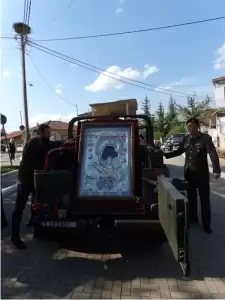 Κερασιά Κοζάνης – Το πέρασμα της εικόνας της Παναγίας Ζιδανίου