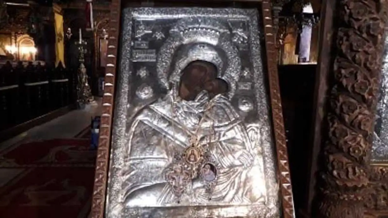 Λιτανεία Της Iερής Eικόνας Της Παναγίας Ζιδανιώτισσας