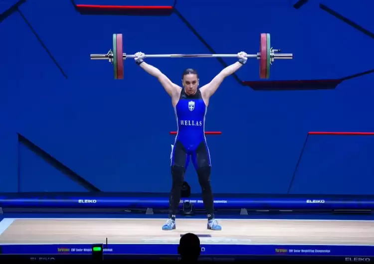 Η Μαρία Καρδαρά 7η στο Ευρωπαϊκό Πρωτάθλημα άρσης βαρών