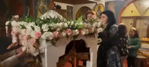 Μικρόβαλτο Δήμου Σερβίων Κοζανης Στολισμός επιταφίου