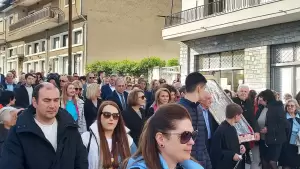 Σιάτιστα: Πομπή υποδοχής της Ιεράς εικόνας της Παναγίας Ελεούσας Μικροκάστρου