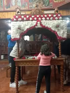 Στολισμός Επιτάφιου Αγία Παρασκευή Γαλατινής 2023