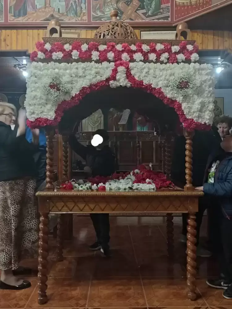 Στολισμός Επιτάφιου Αγία Παρασκευή Γαλατινής 2023