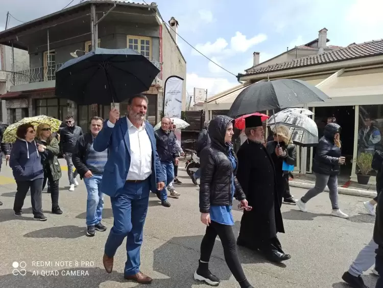 Συμμετοχή του υποψήφιου Βουλευτή Κώστα Πασσαλίδη στη κινητοποίηση των κατοίκων της Γαλατινής για το φωτοβολταϊκό πάρκο