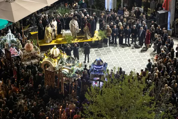 Συνάντηση Λιτανειών των Επιτάφιων των Ενοριών της Πτολεμαΐδας