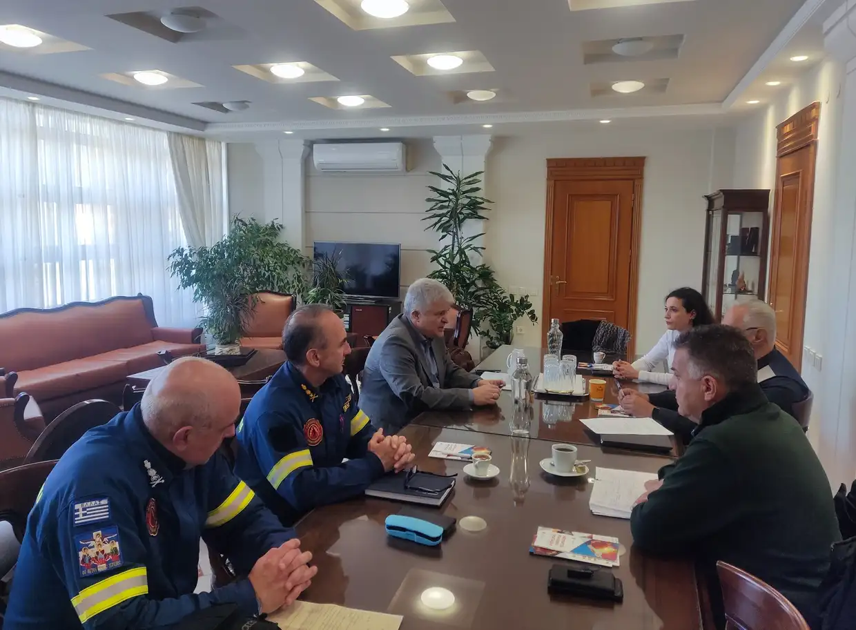 Σύσκεψη Για Την Διοργάνωση Άσκησης Επί Χάρτου Στην Π.ε. Καστοριάς