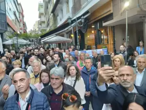 Τα εγκαίνια του πολιτικού γραφείου του υποψηφίου βουλευτή της ΝΔ Κοζάνης Στάθη Κωνσταντινίδη