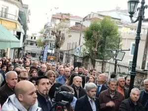 Τα εγκαίνια του πολιτικού γραφείου του υποψηφίου βουλευτή της ΝΔ Κοζάνης Στάθη Κωνσταντινίδη