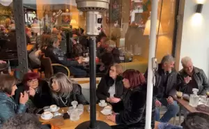 Ο Θοδωρής Καρυπίδης σε συνάντηση φίλων στην Πτολεμαΐδα