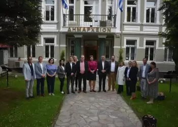 Στελέχη της αυτοδιοίκησης, αλλά και του Υπουργείου Ενέργειας, από την Ουγγαρία υποδέχτηκε στο γραφείο του ο Δήμαρχος Φλώρινας