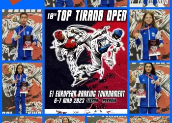 Taekwondo Μακεδονική Δύναμη Κοζάνης – Συγκομιδή Μεταλλίων Στο Πρωτάθλημα  10Th Tirana Open 2023