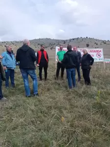 Διαμαρτυρία κατοίκων της Καλαμιάς για το φωτοβολταικό πάρκο: Δεν θα υπάρχει πλέον ζωή στην περιοχή