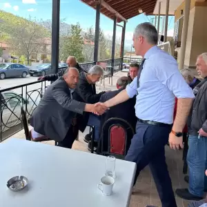 Επισκέψεις του υποψήφιου Βουλευτή ΝΔ Π.Ε. Κοζάνης Στάθη Κωνσταντινίδη στα Κομνηνά, στο Μεσόβουνο και στους Πύργους